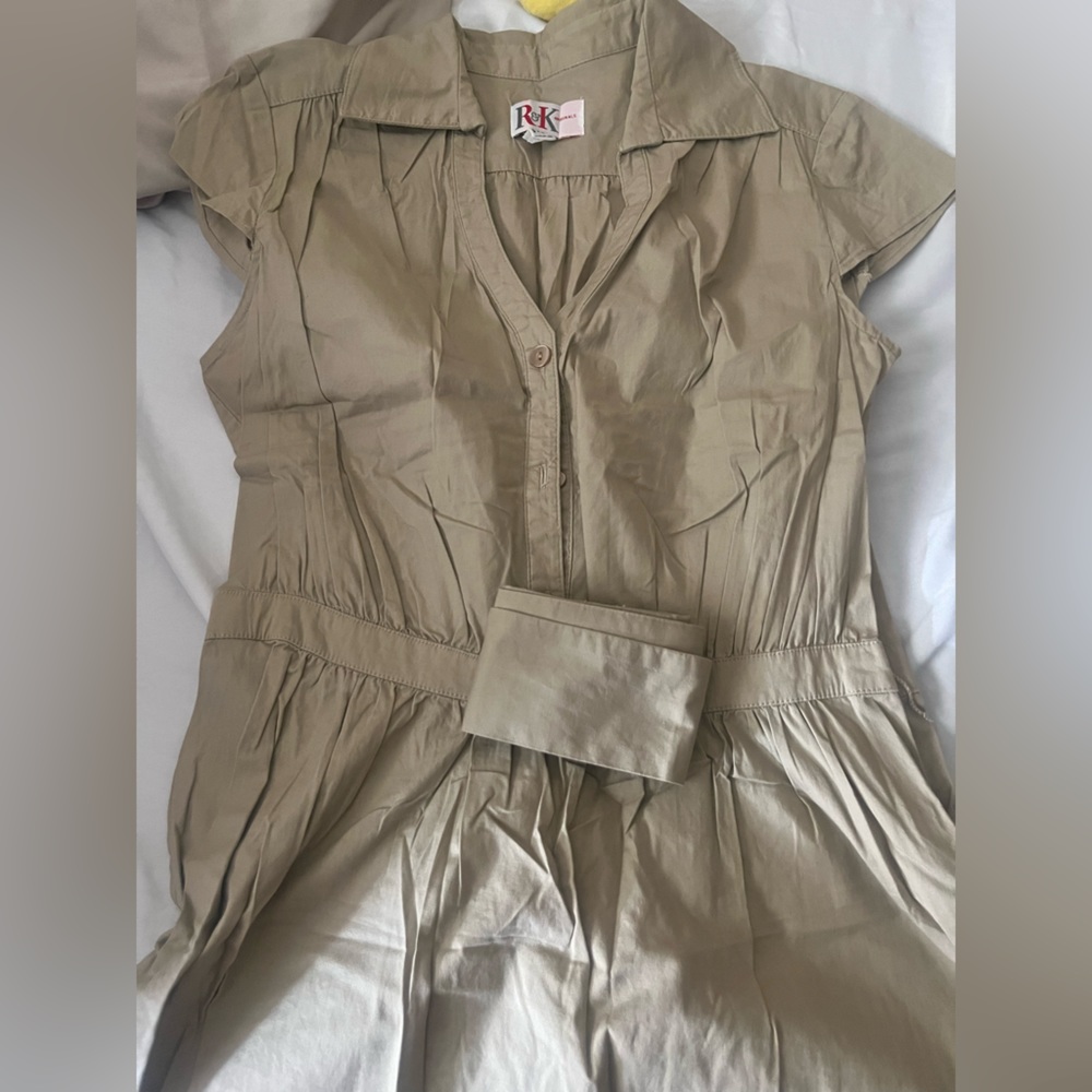 Beige womens dress